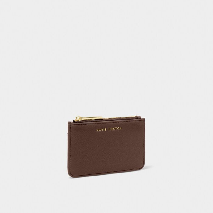Katie Loxton Hana Coin and Card Holder - Chocolate